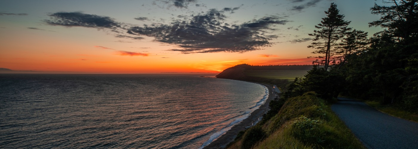 Ebey Landing at Sunset
