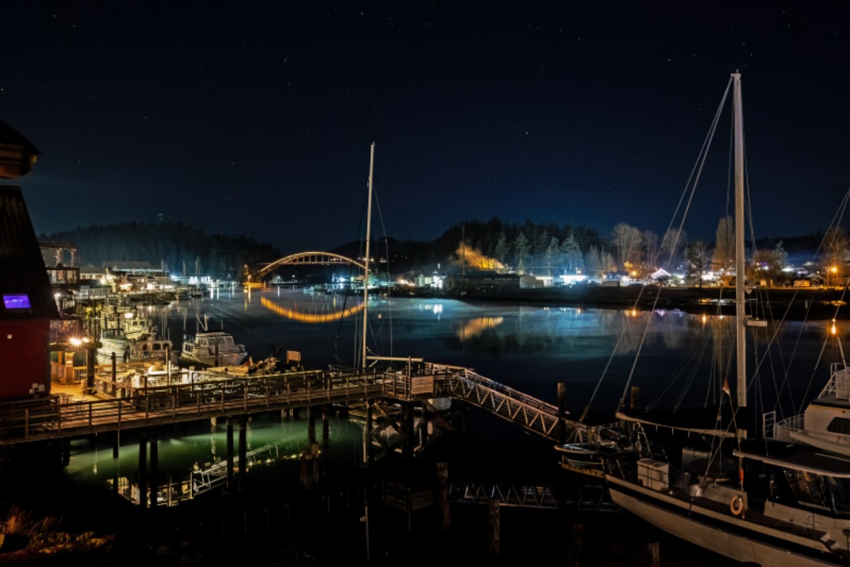 Swinomish Channel from Channel Lodge, La Conner