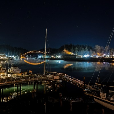 Swinomish Channel from Channel Lodge, La Conner