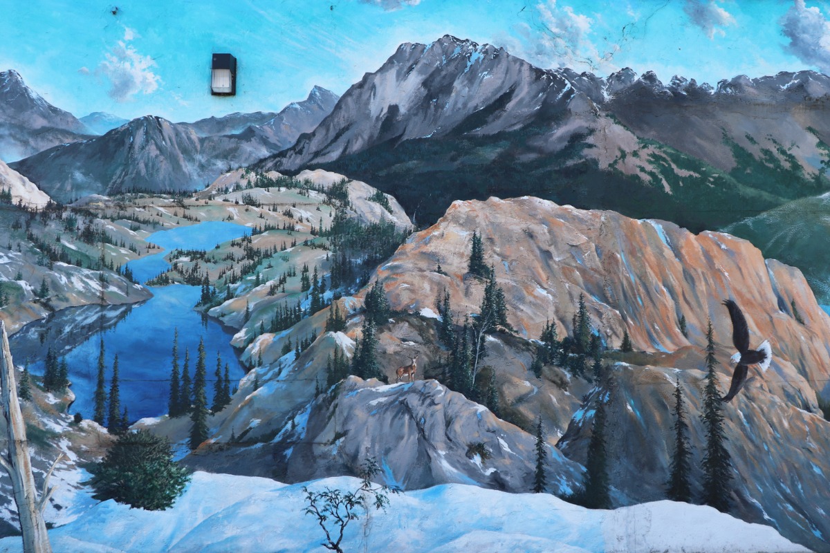 David Hose mural - Keg and Cue