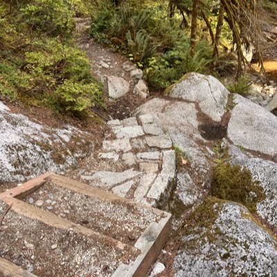 Deception Falls trail