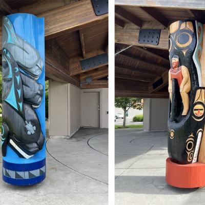 Mukilteo Lighthouse Park Totem Poles