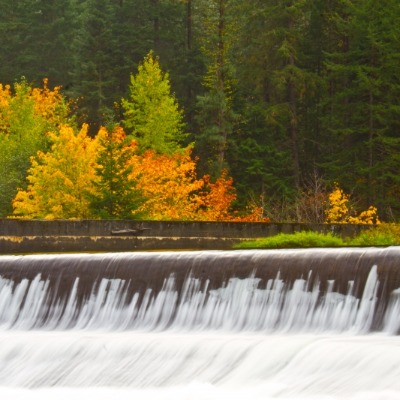 Tumwater Canyon Waterfall